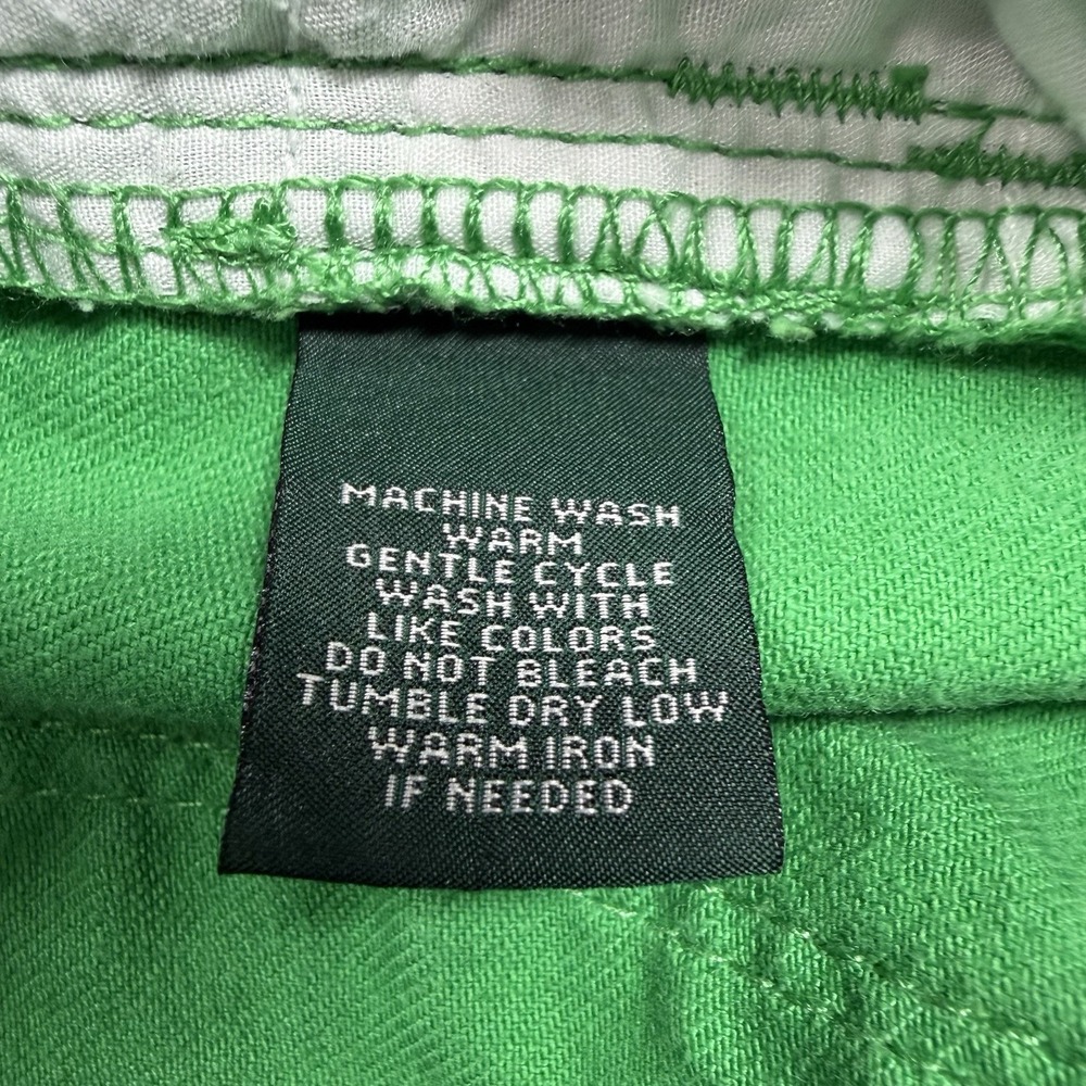 Lauren Ralph Lauren LRL Kelly Green Wash Denim Capri Jeans Women's Size 12 - Picture 3 of 9